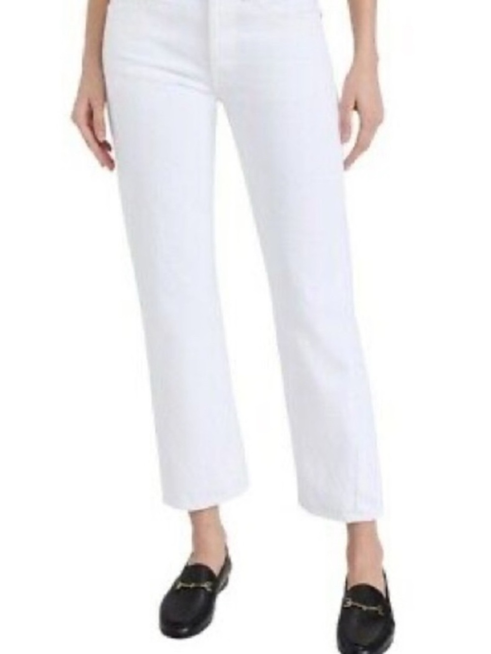 NWT Edwin Kali Ankle Color Eggshell Women’s White Straight-Leg Jeans Size 29